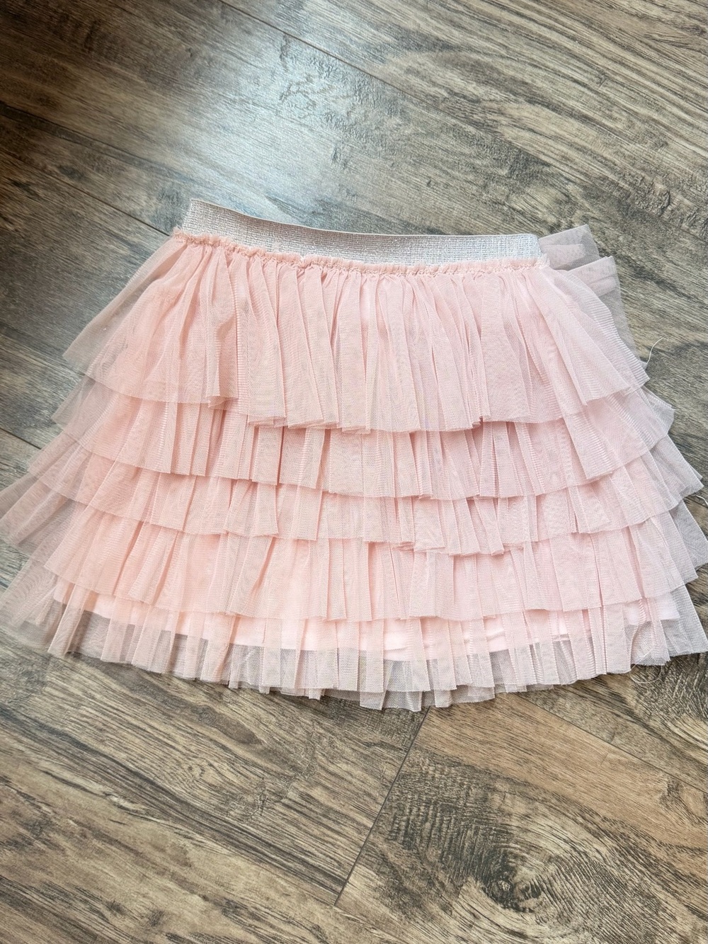 Zara kids Pale Pink Layered Tulle Skirt